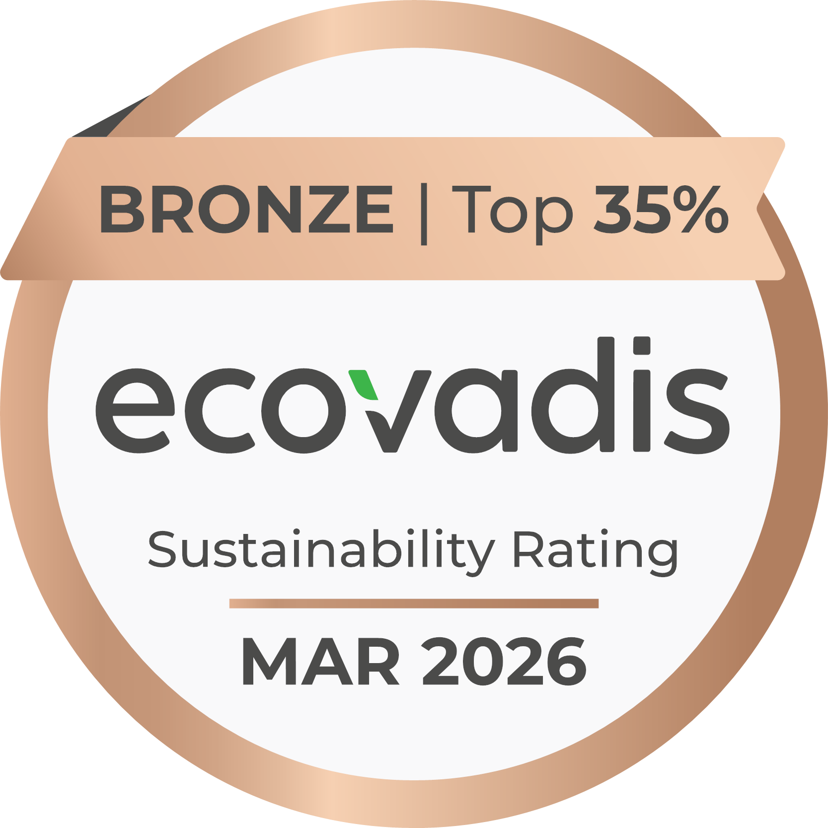 Infront ecovadis ESG rating
