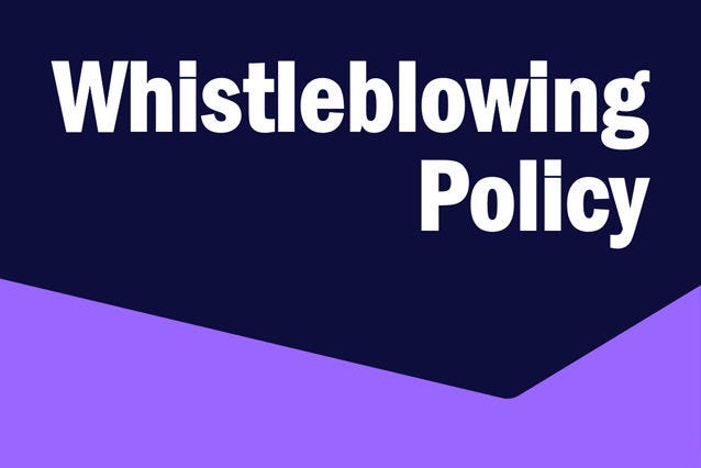 Group Whistleblowing Policy | Infront
