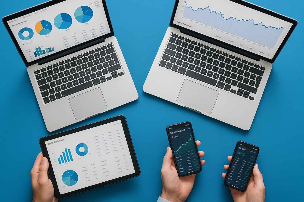 Devices running different financial software