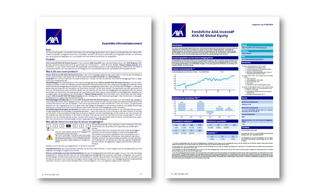 AXA regulatory documents