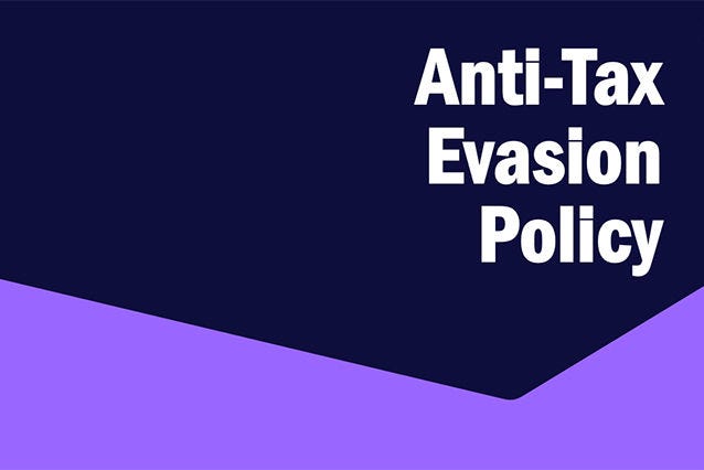 Anti-Tax evasion policy | Infront