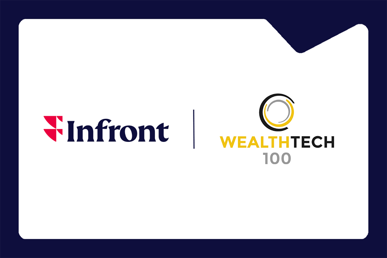 Infront and WealthTech100 logos