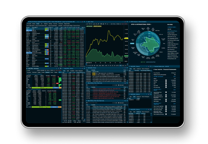 Dashboard Image showing data